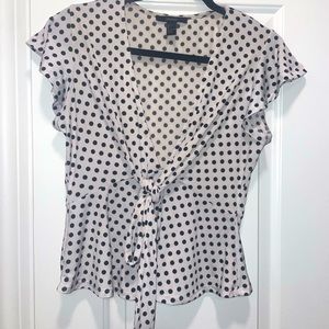 Polka dot blouse